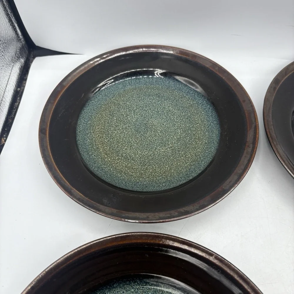 Mikasa Gourmet‎ Basics Salad Plates Jade Stoneware  8 5/8